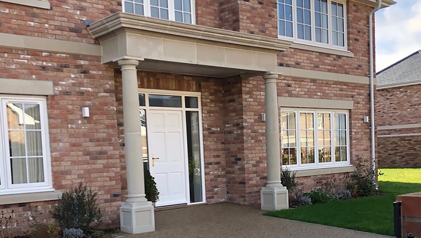 Cast Stone Door Columns